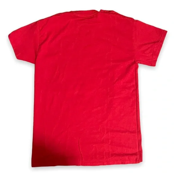 LACA Red Live Among Culture & Art Gilden Dry Blend Cotton & Polyester Tee - Picture 3 of 7
